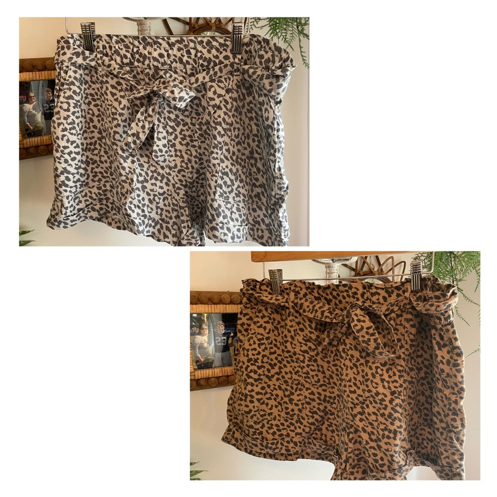 2 Aerie Cheetah Shorts